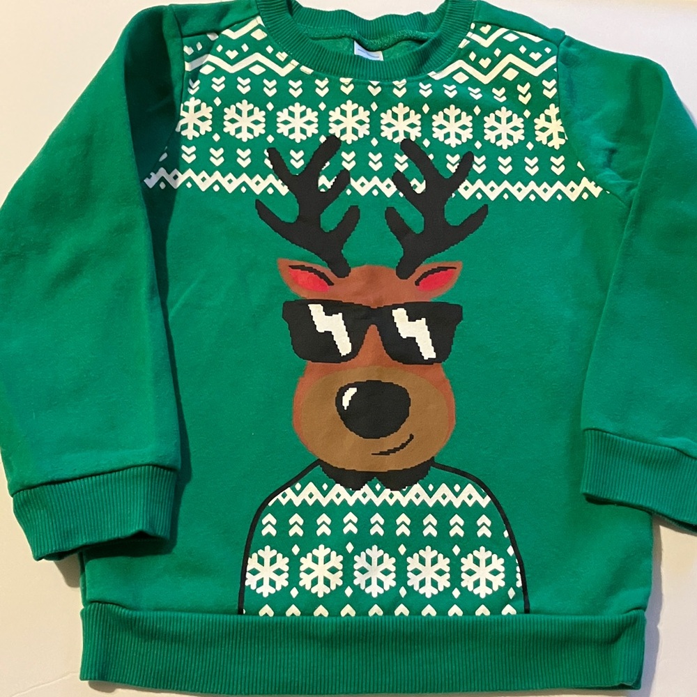 Carter's‎ Green Reindeer Sweatshirt